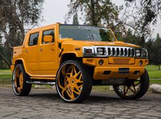 Пикап Hummer H2 на 34-дюймовых дисках Forgiato