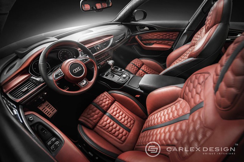 Роскошный салон Audi A6 Avant Quattro S line от Carlex Design