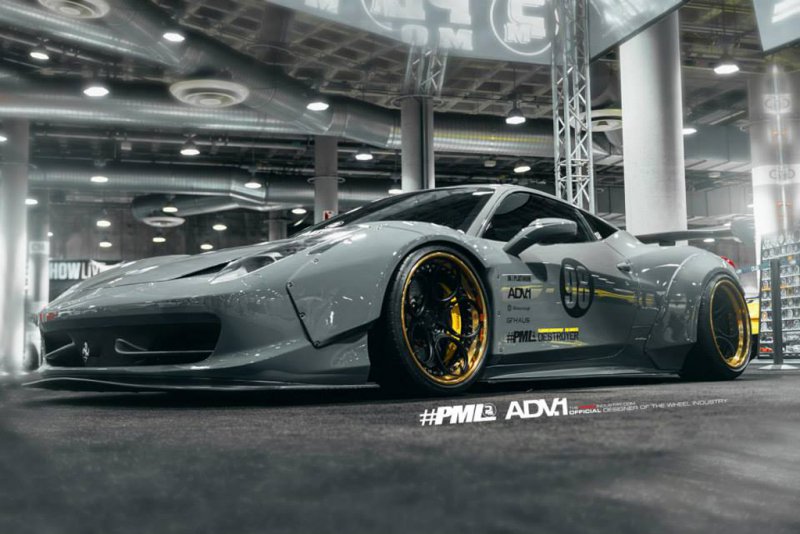 Ferrari 458 Italia в обвесе Liberty Walk от Platinum Motorsport  