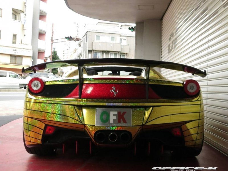 Ferrari 458 Italia Spider Golden Shark от Office-K