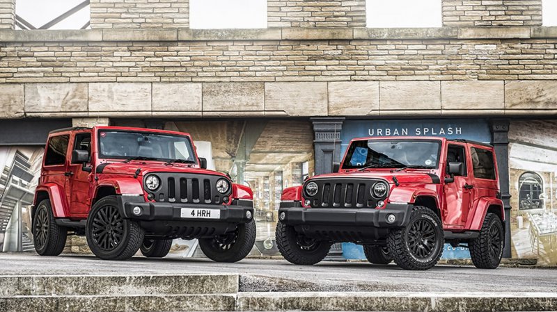 Стильный дуэт Jeep Wrangler Sahara CJ400 от A. Kahn Design