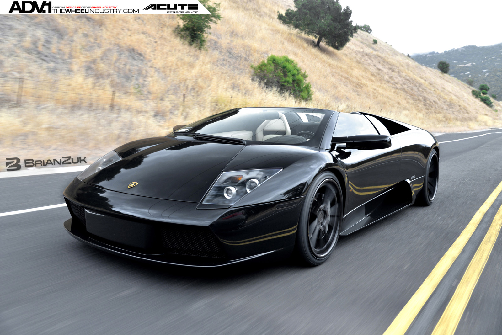 Matte Black Lamborghini Murcielago