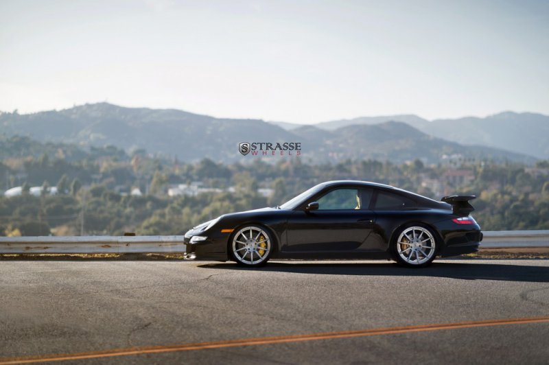 Porsche 997 GT3 на дисках Strasse Wheels