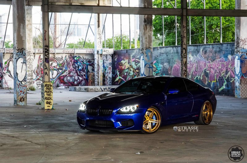 BMW M6 на дисках от Strasse Wheels