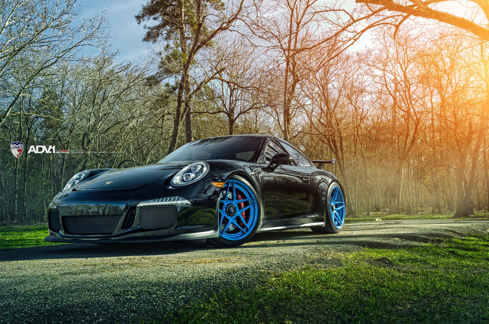 Porsche 911 GT3 на дисках от ADV.1 » Автомобили и тюнинг