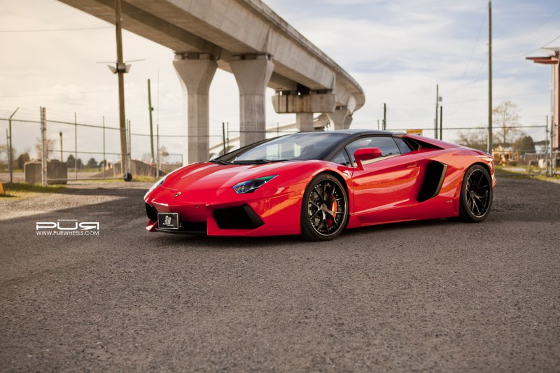 Lamborghini Aventador Roadster на дисках от PUR Wheels