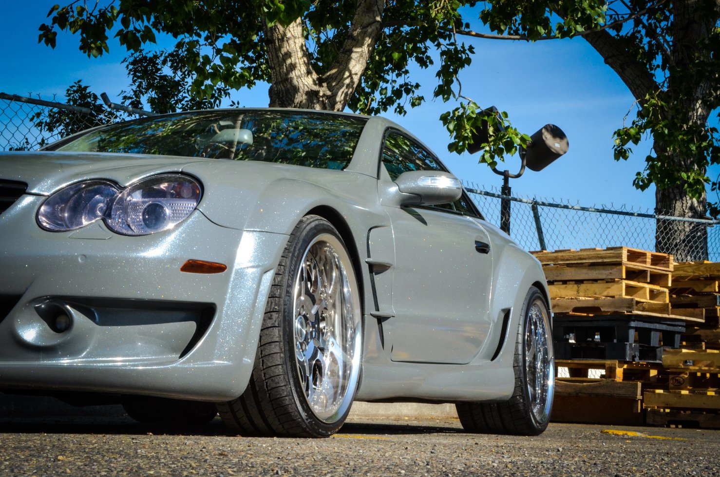 Mercedes sl55 stance