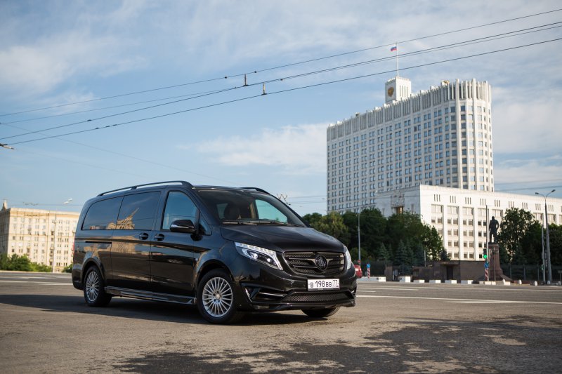 Mercedes V-class Black Crystal в исполнении Larte Design