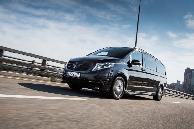 Mercedes V-class Black Crystal в исполнении Larte Design