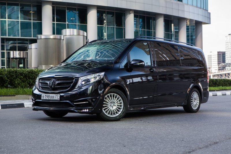 Mercedes V-class Black Crystal в исполнении Larte Design