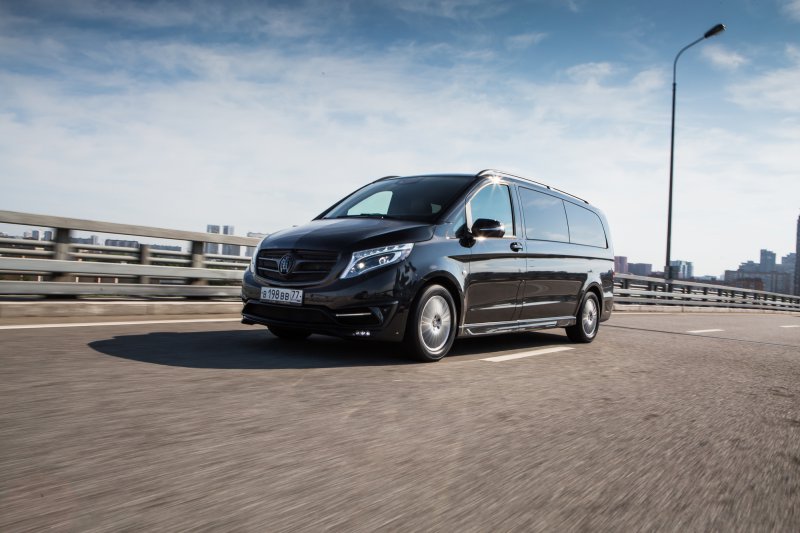 Mercedes V-class Black Crystal в исполнении Larte Design