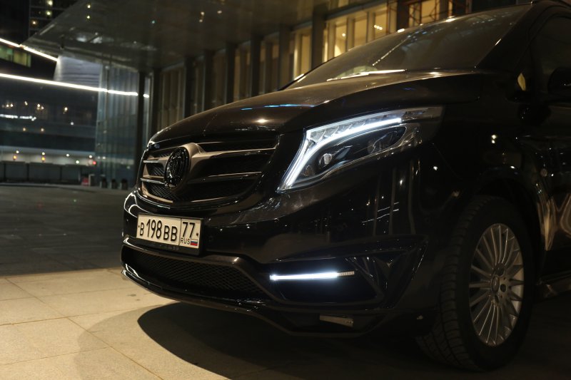 Mercedes V-class Black Crystal в исполнении Larte Design