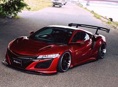 Первый тюнинг новой Honda NSX от Liberty Walk