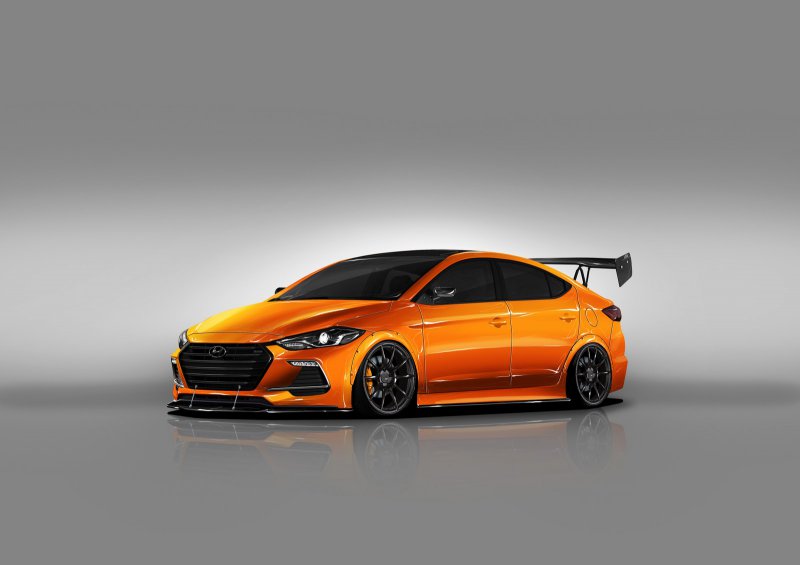 Hyundai Elantra Sport в исполнении Blood Type Racing