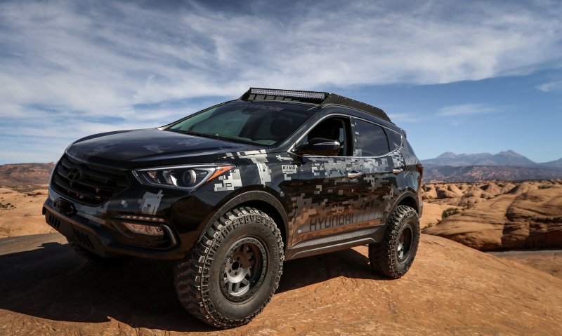 Hyundai показал концепт Rockstar Energy Santa Fe Sport