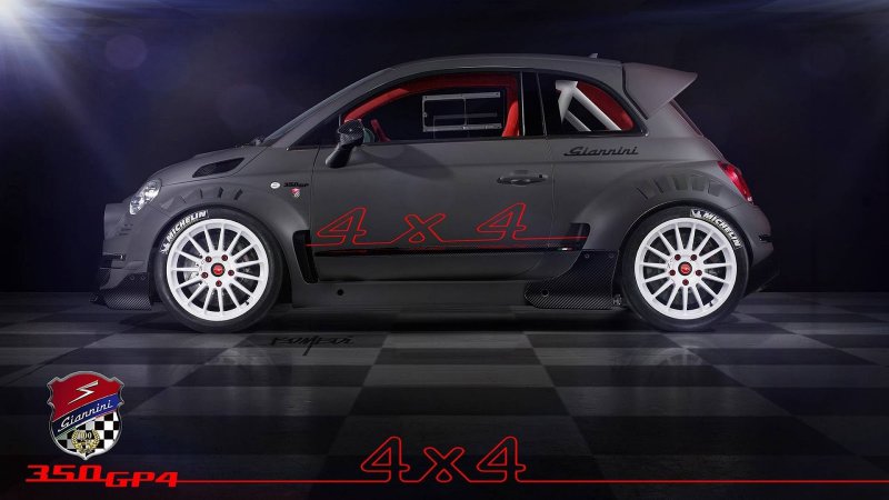 350-сильный полноприводный Fiat 500 от Giannini