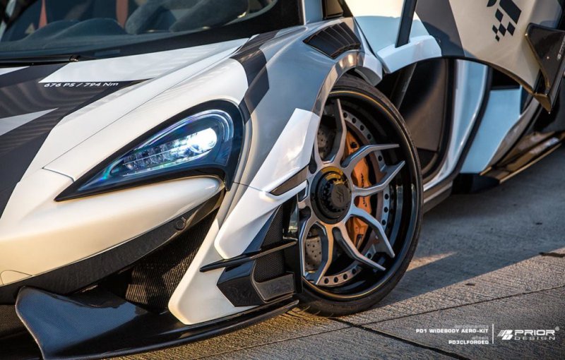 Prior Design разработал эродинамический комплект для McLaren 570S