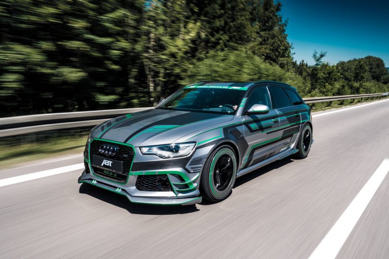 1018-сильный гибрид Audi RS6-E от ABT Sportsline