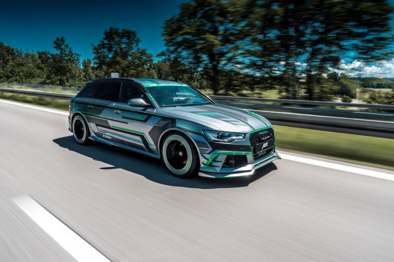 1018-сильный гибрид Audi RS6-E от ABT Sportsline