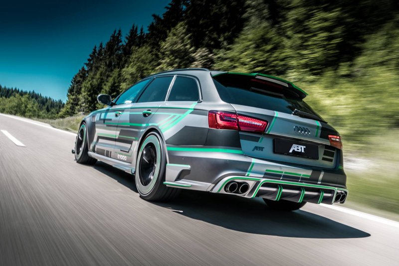 1018-сильный гибрид Audi RS6-E от ABT Sportsline