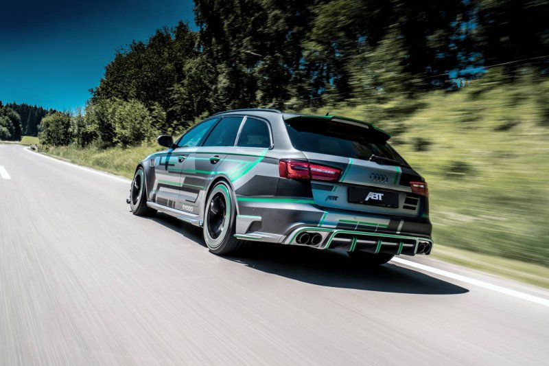 1018-сильный гибрид Audi RS6-E от ABT Sportsline