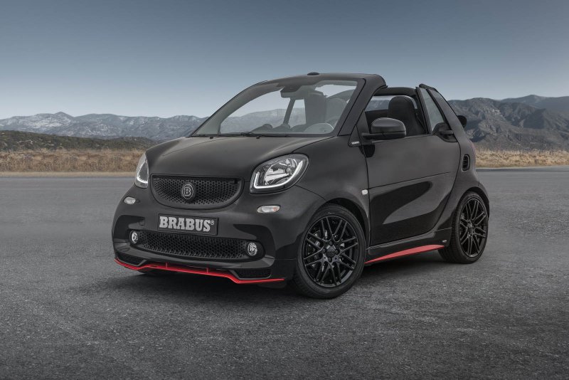 Мастера Brabus удвоили мощность Smart Fortwo Cabrio