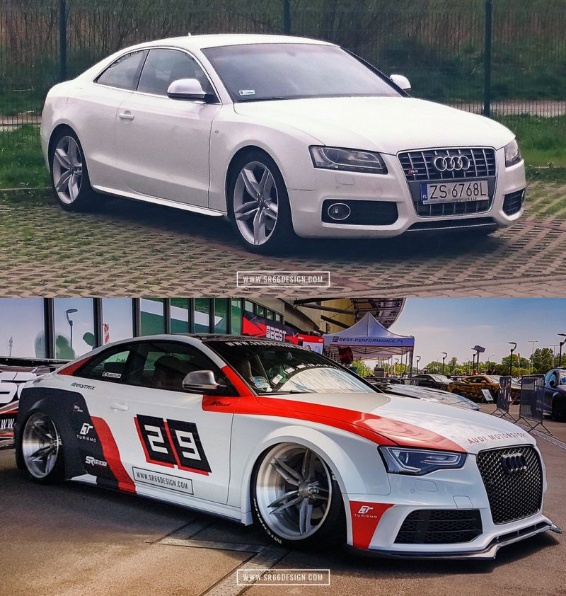 Audi S5 Coupe в тюнинге от SR66 Design