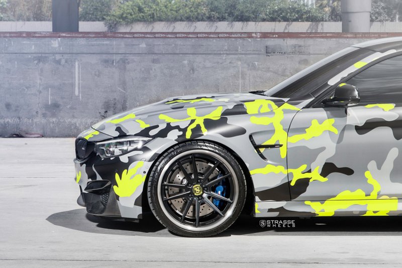 BMW M4 Coupe на дисках от Strasse Wheels