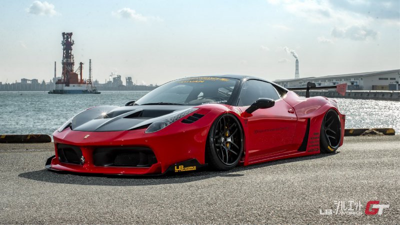 Ferrari 458 Italia в обвесе от Liberty Walk