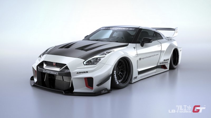 Nissan GT-R в обвесе от Liberty Walk