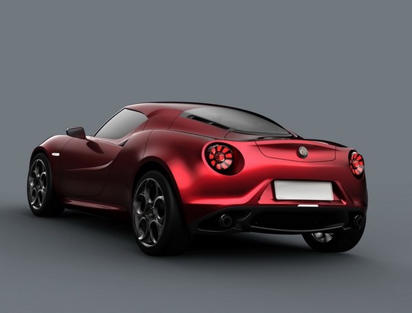 4C concept - новый спорткар от Alfa Romeo