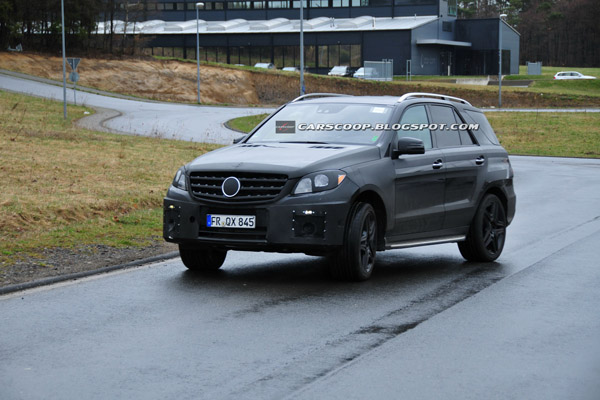 Mercedes-Benz тестирует новый ML 63 AMG 