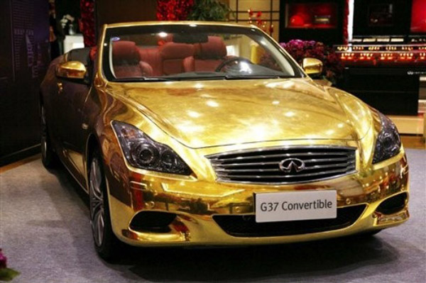 Китайцы "позолотили" Infiniti G37 Convertible