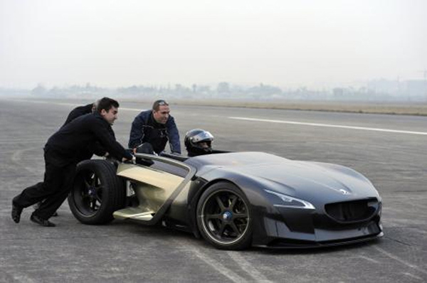 Peugeot EX1 Concept побил рекорд Нюрбургринга