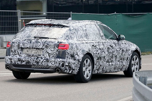 Audi A6 Avant 2012 проходит финальные испытания  