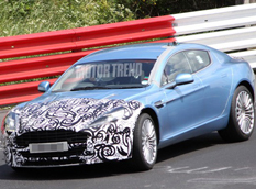 Aston Martin Rapide S проходит тестирование