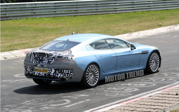 Aston Martin Rapide S проходит тестирование 