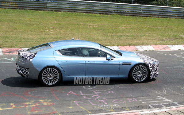 Aston Martin Rapide S проходит тестирование 