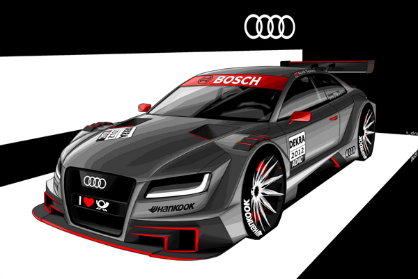 Audi A5 Coupe DTM - достойная замена 