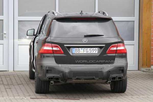 Mercedes ML63 AMG 2012 на трассе Нюрбургринг