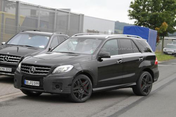 Mercedes ML63 AMG 2012 на трассе Нюрбургринг