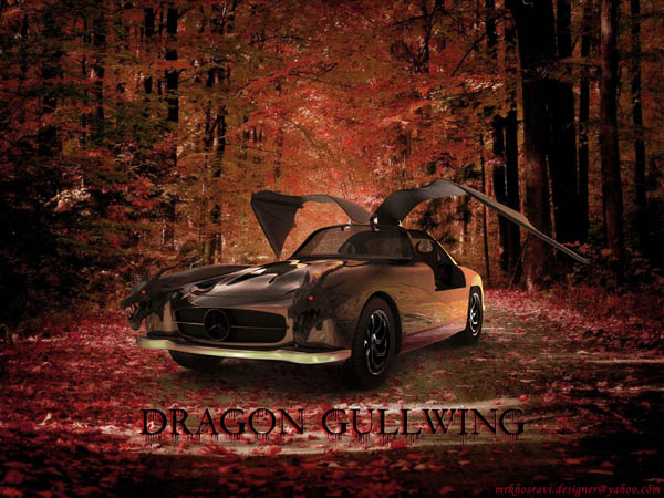 Dragon Gullwing Concept от мистера Khosravi