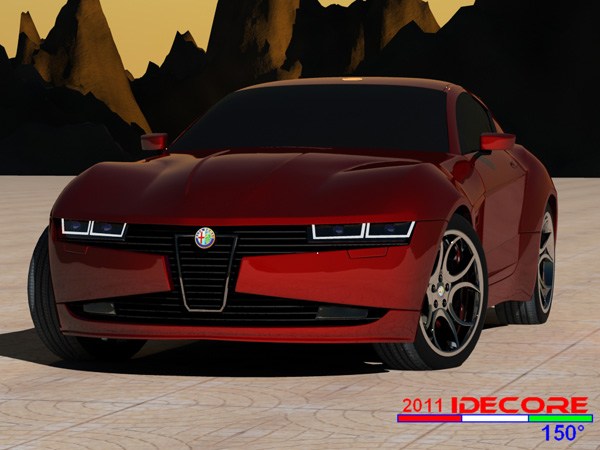 Alfa Romeo Minhoss Concept от студии IDECORE 