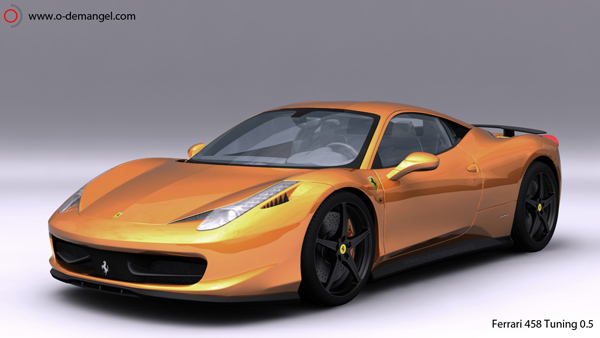 Новый обвес Оливье Демангеля для Ferrari 458 Italia 