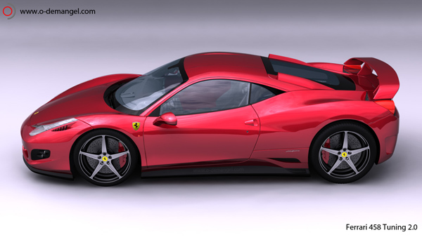 Новый обвес Оливье Демангеля для Ferrari 458 Italia 