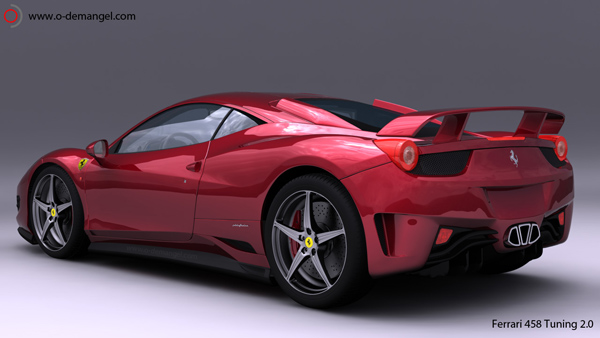 Новый обвес Оливье Демангеля для Ferrari 458 Italia 