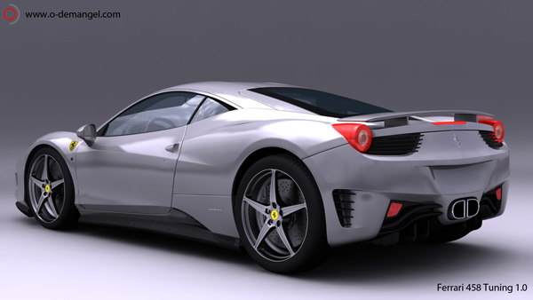 Новый обвес Оливье Демангеля для Ferrari 458 Italia 