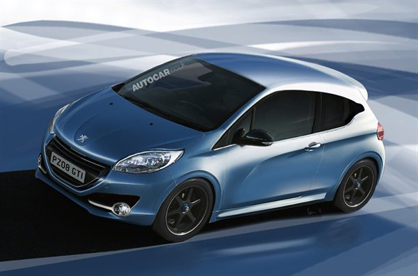 Peugeot готовит «заряженный» хэтчбек 208 GTi