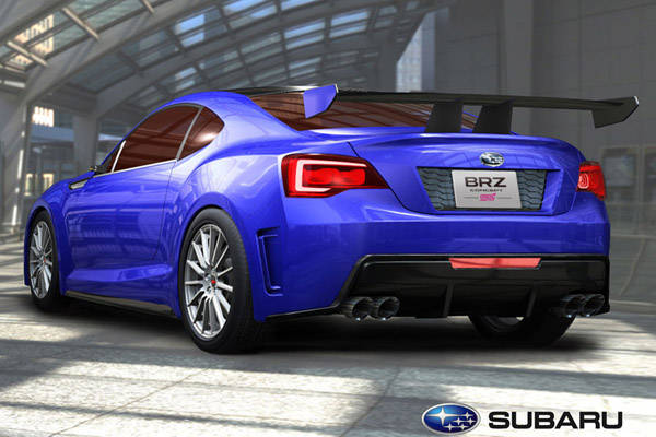 Subaru BRZ Concept STI покажут 16 ноября