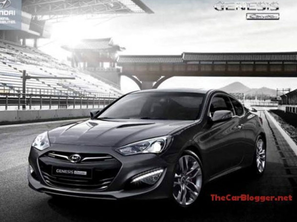 Hyundai представил первые фото Genesis Coupe 2013